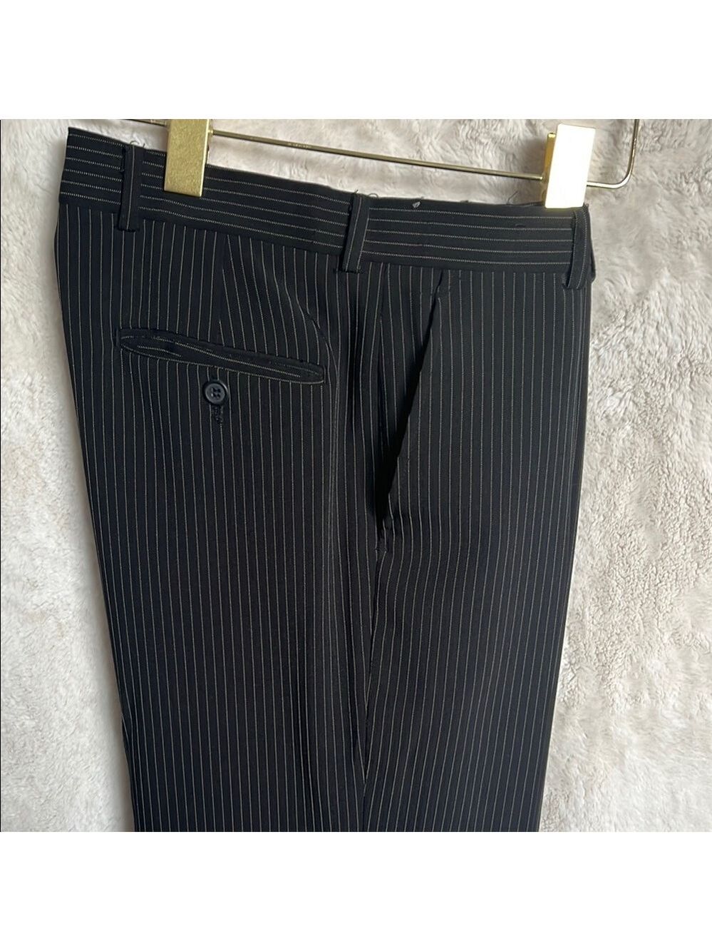 Men’s  Black pinstripe Dress Pants